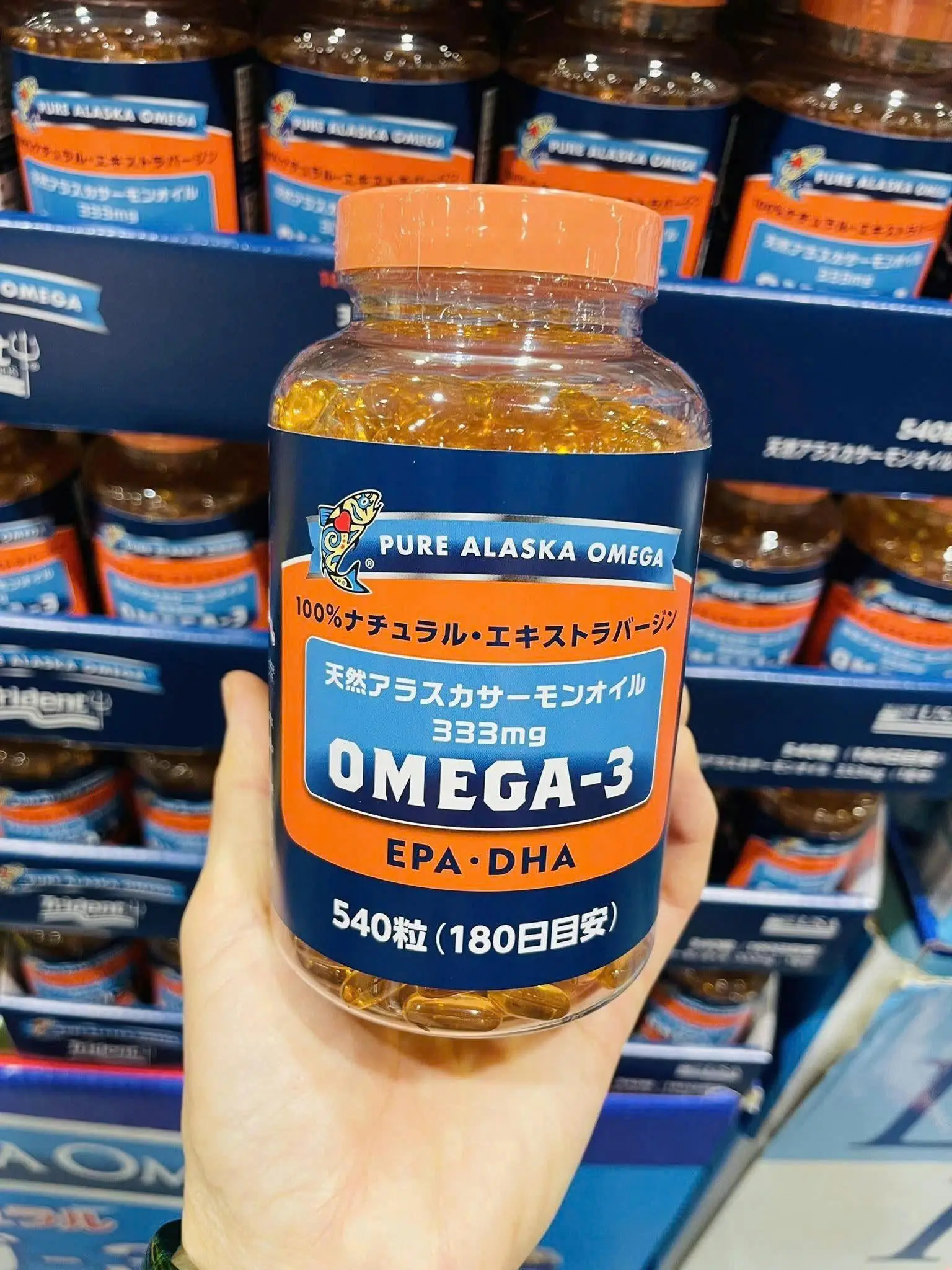 Viên Uống Dầu Cá Omega 3 Pure Alaska Nhật